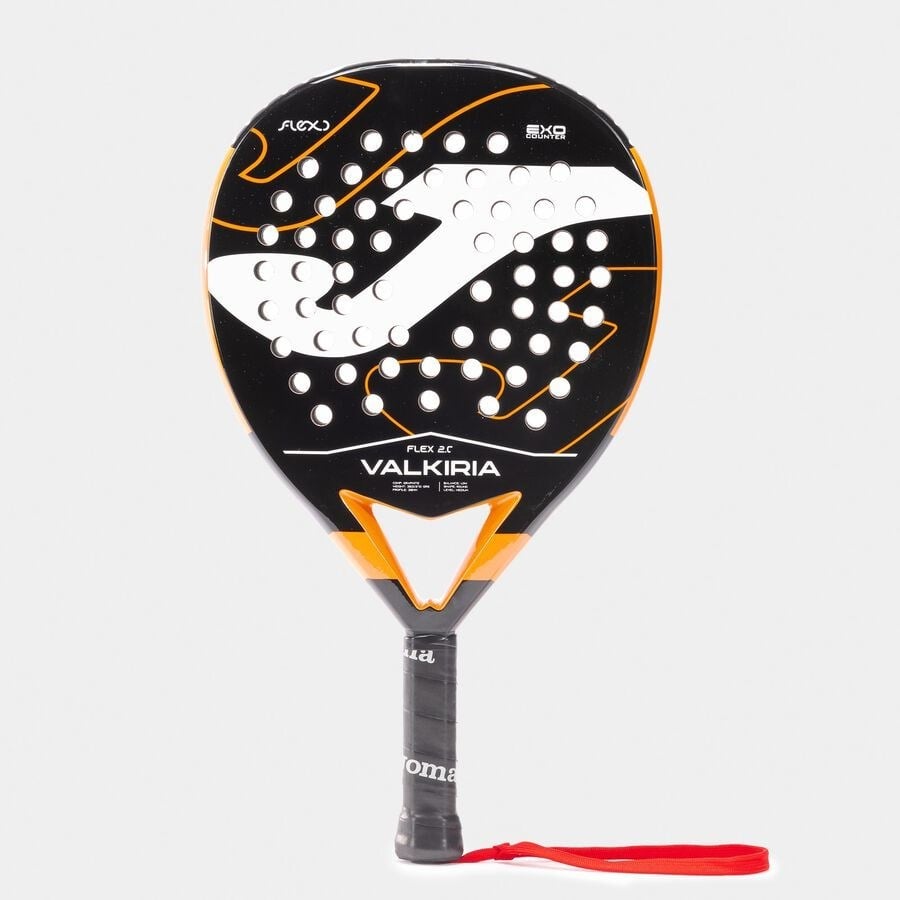 Joma Valkiria Flex Padel Raketi Siyah - Turuncu