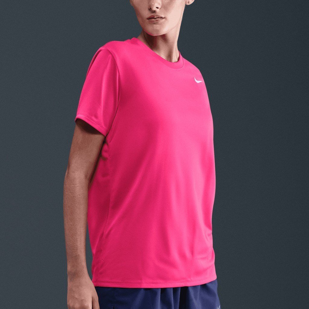 Nike DX0687-666 Dri-FIT Kadın Spor T-Shirt - Pembe