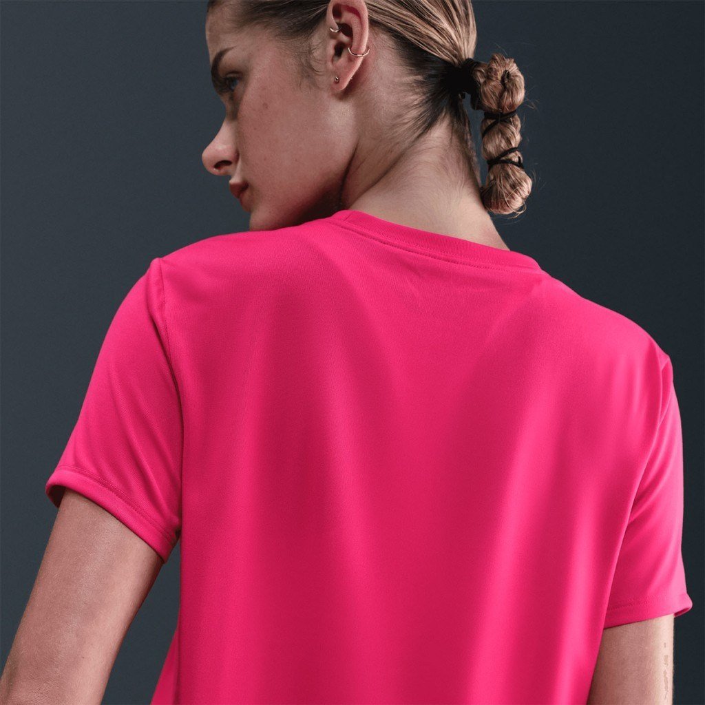 Nike DX0687-666 Dri-FIT Kadın Spor T-Shirt - Pembe