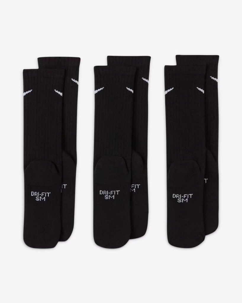 Nike Everyday SX6842-010 Çocuk Yastıklı Crew Çorapları (3 Çift)