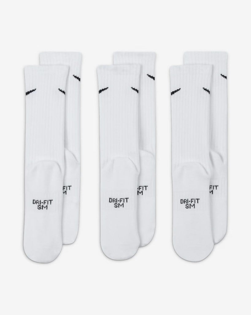 Nike Everyday SX6842-100 Çocuk Yastıklı Crew Çorapları (3 Çift)
