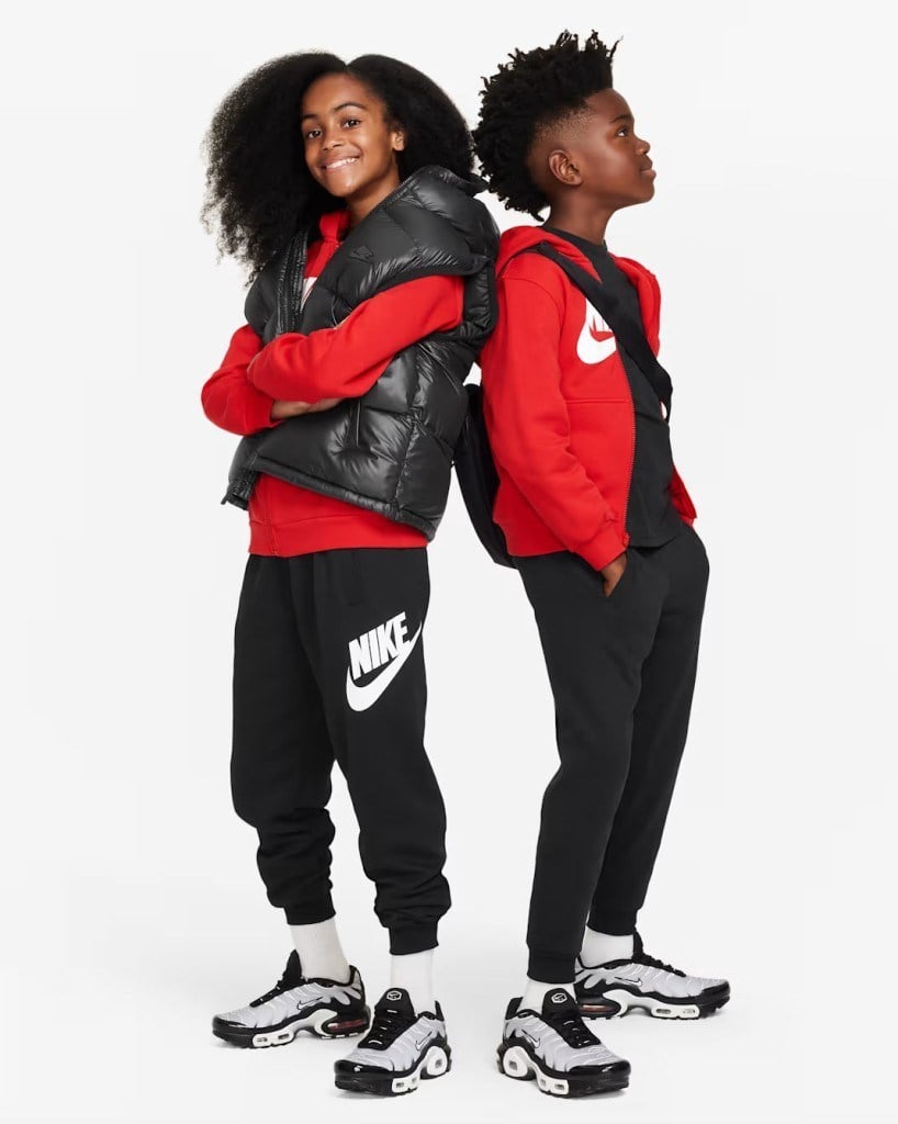 Nike FD2995-010 Club Fleece Büyük Çocuk Jogger Pantolon - Siyah