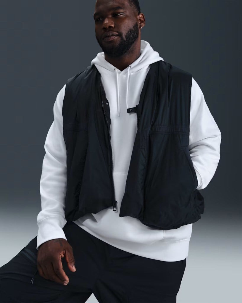 Nike FN3859-100 Club Fleece Erkek Kapüşonlu Sweatshirt - Beyaz