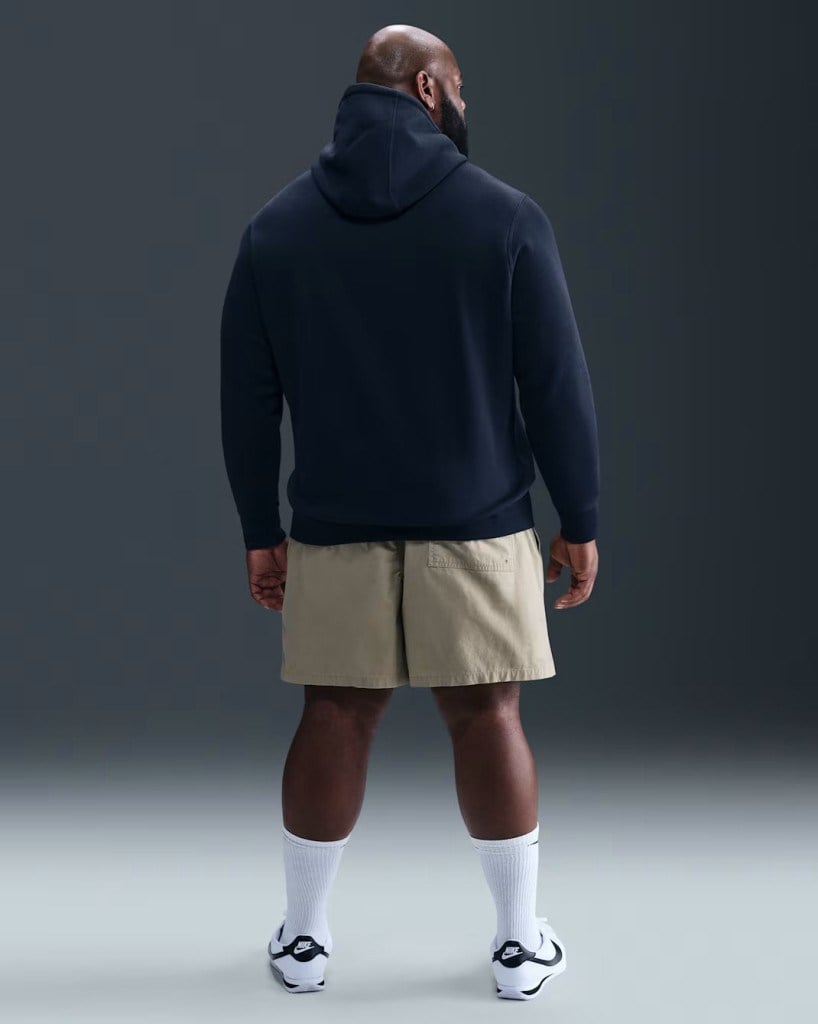 Nike FN3859-451 Club Fleece Erkek Kapüşonlu Sweatshirt - Lacivert