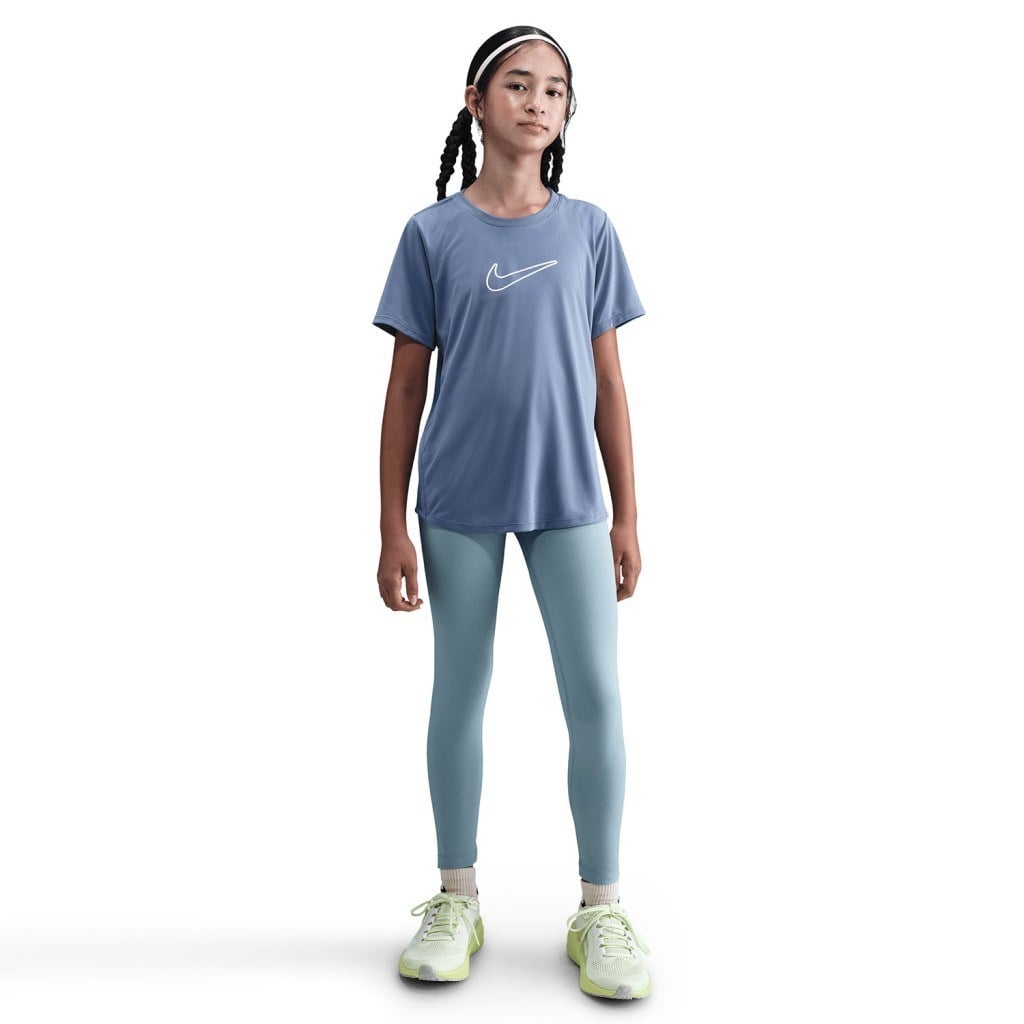 NIKE FZ5600-499 One Fitted Genç Kız Indigo Tişört