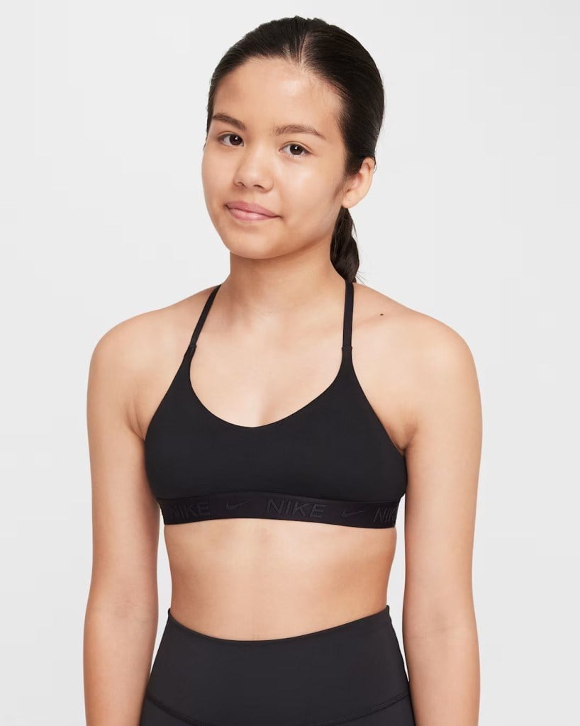 Nike FZ5860-010 Indy Kız Çocuk Spor Sütyeni - Siyah