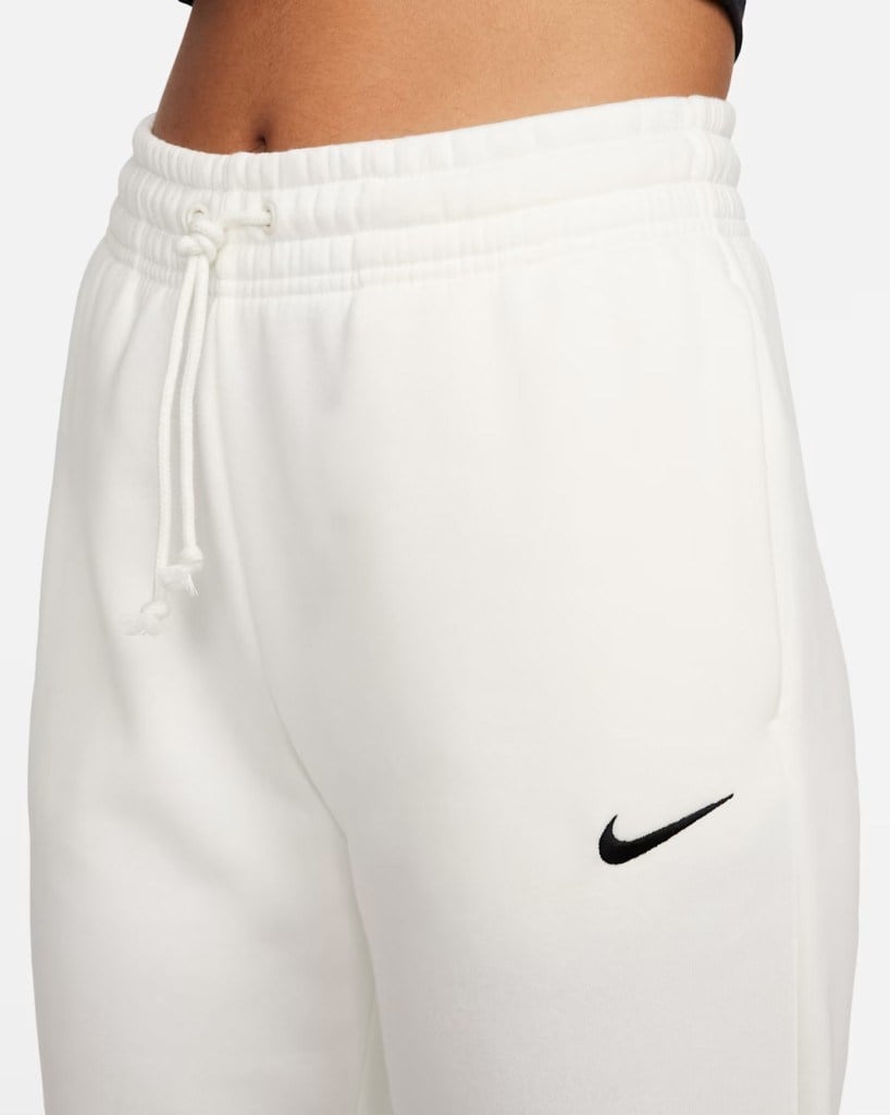 Nike FZ7626-133 Sportswear Phoenix Fleece Normal Belli Kadın Eşofman Altı - Kırık Beyaz