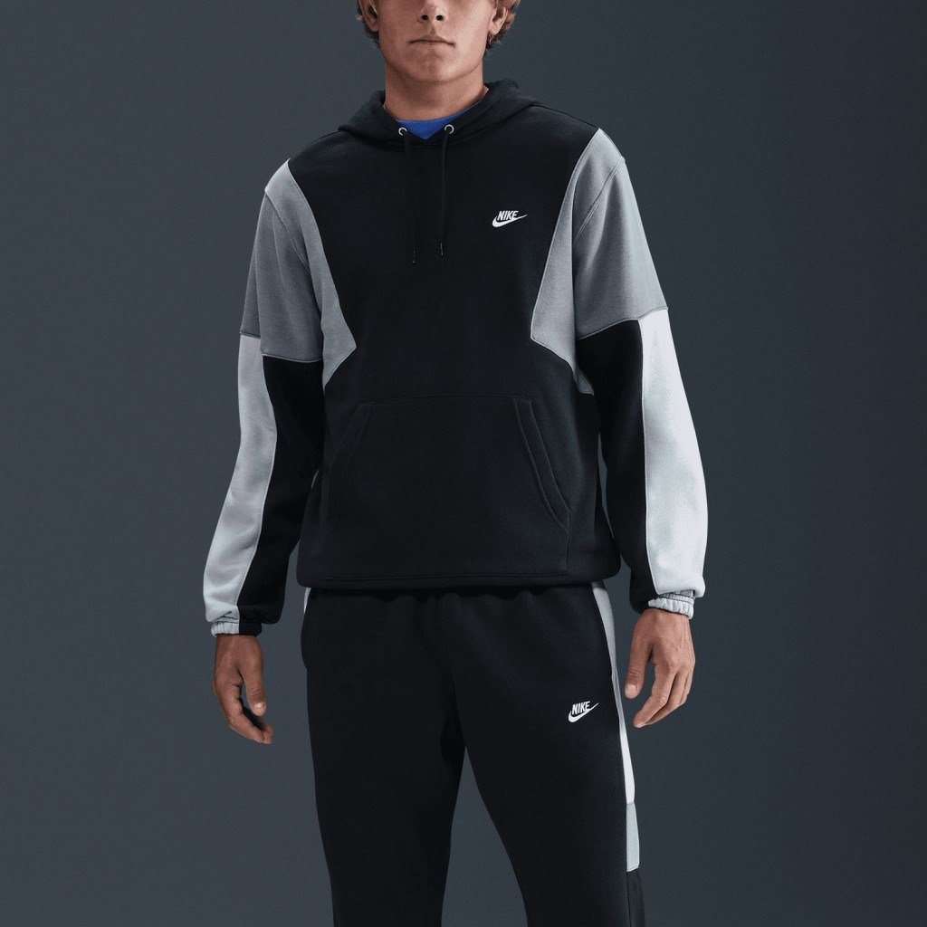 Nike HV1165-010 Club Fleece Erkek Tracksuit Takım - Gri