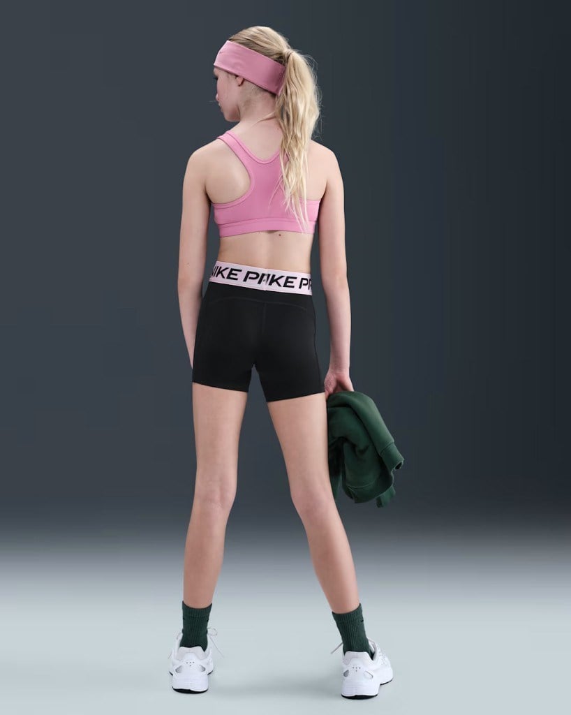 Nike Pro DA1033-018 Kız Çocuk Kısa Tayt - Siyah