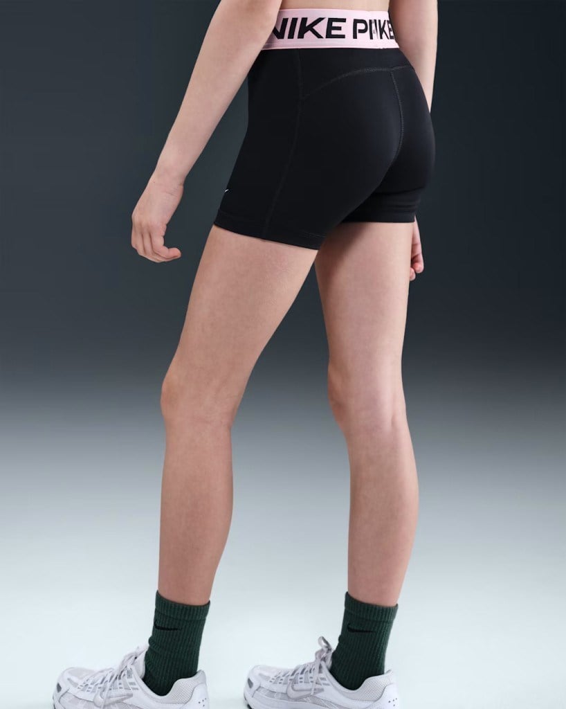 Nike Pro DA1033-018 Kız Çocuk Kısa Tayt - Siyah