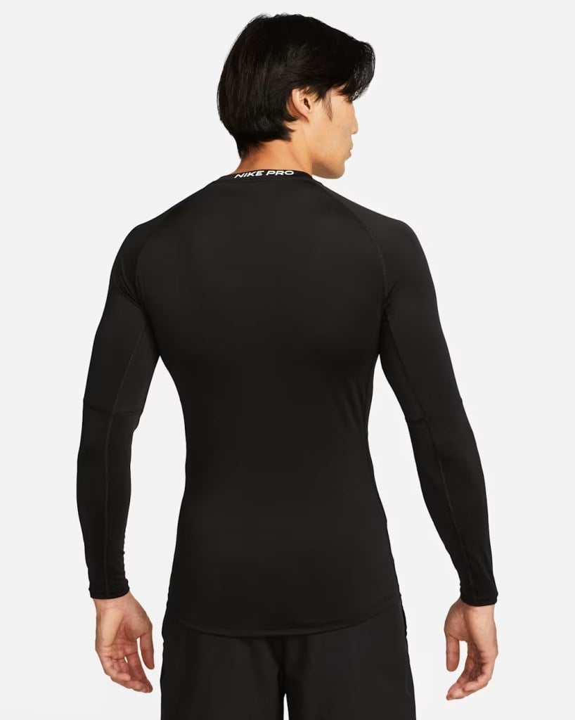Nike Pro Dri-FIT Sıkı Kesimli Uzun Kollu Erkek Tişört - Siyah FB7919-010
