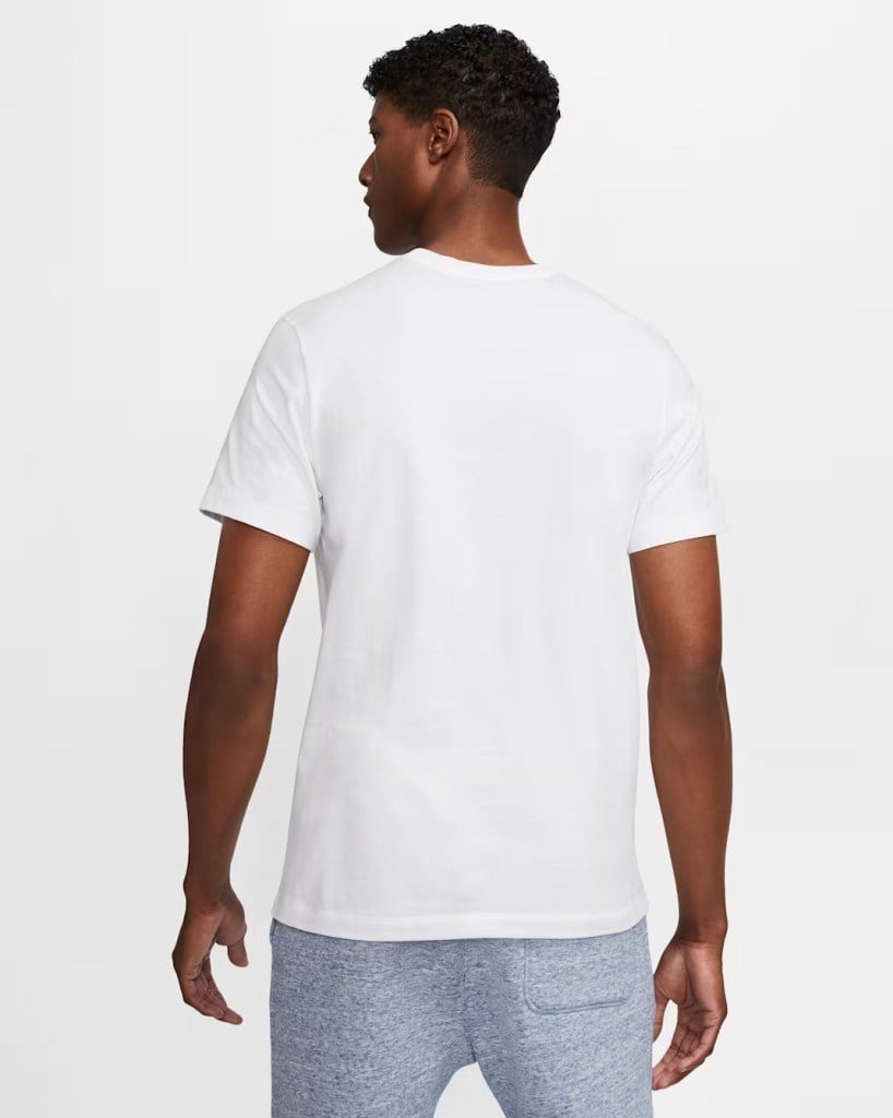 Nike Sportswear Club AR4997-100 Erkek Tişört - Beyaz