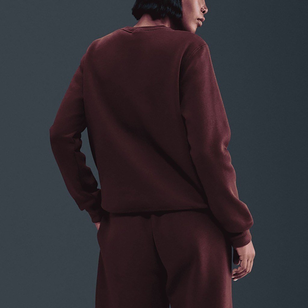 Nike Sportswear Phoenix Fleece DQ5751-652 Kadın Sweatshirt - Bordo
