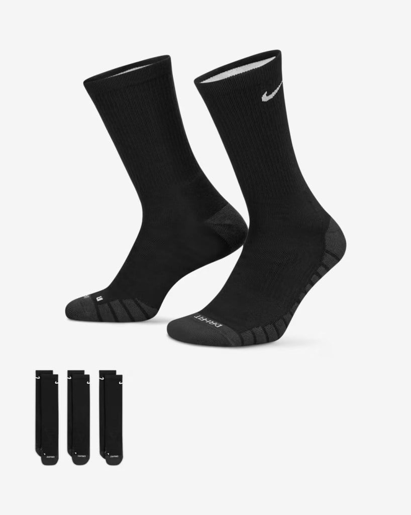 Nike SX5547-010 Everyday Max Destekli Bilek Antrenman Çorapları (3 Çift)