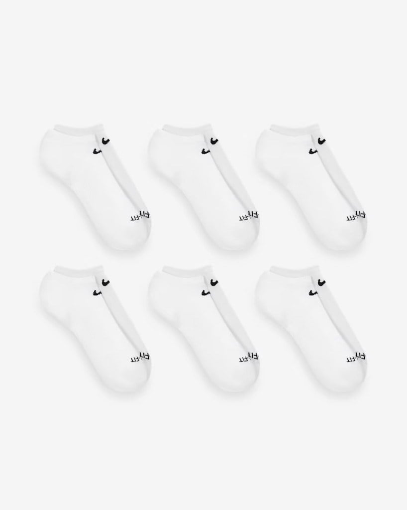 Nike SX6898-100 Everyday Plus Destekli No-Show Antrenman Çorapları (6 Çift)