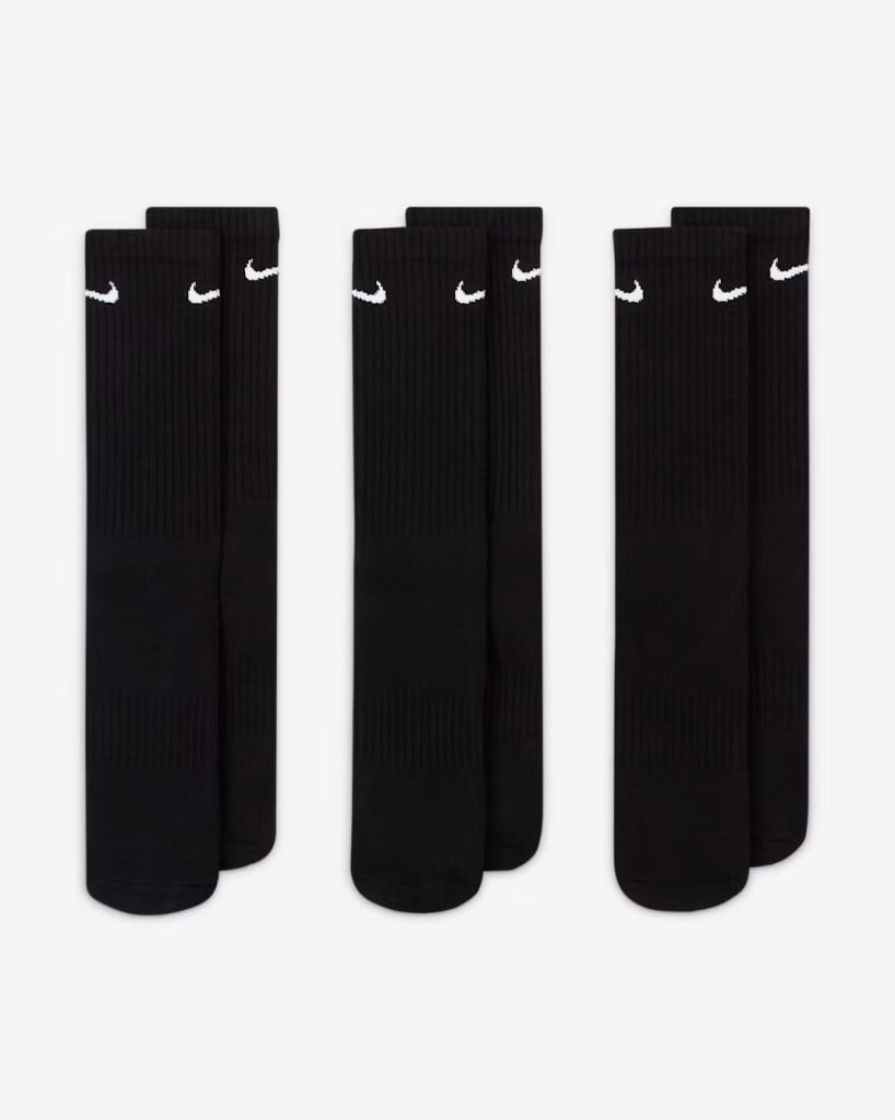 Nike SX7664-010 Everyday Cushioned Crew Antrenman Çorapları (3 Çift)