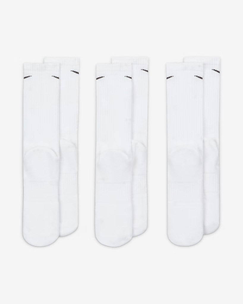 Nike SX7664-100 Everyday Cushioned Crew Antrenman Çorapları (3 Çift)