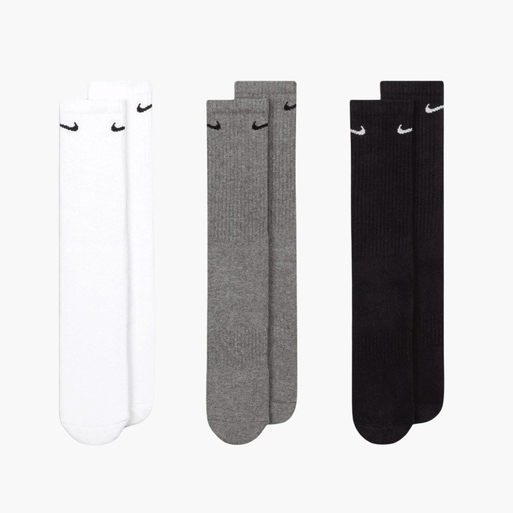 Nike SX7664-964 Everyday Cushioned Crew Antrenman Çorapları (3 Çift)