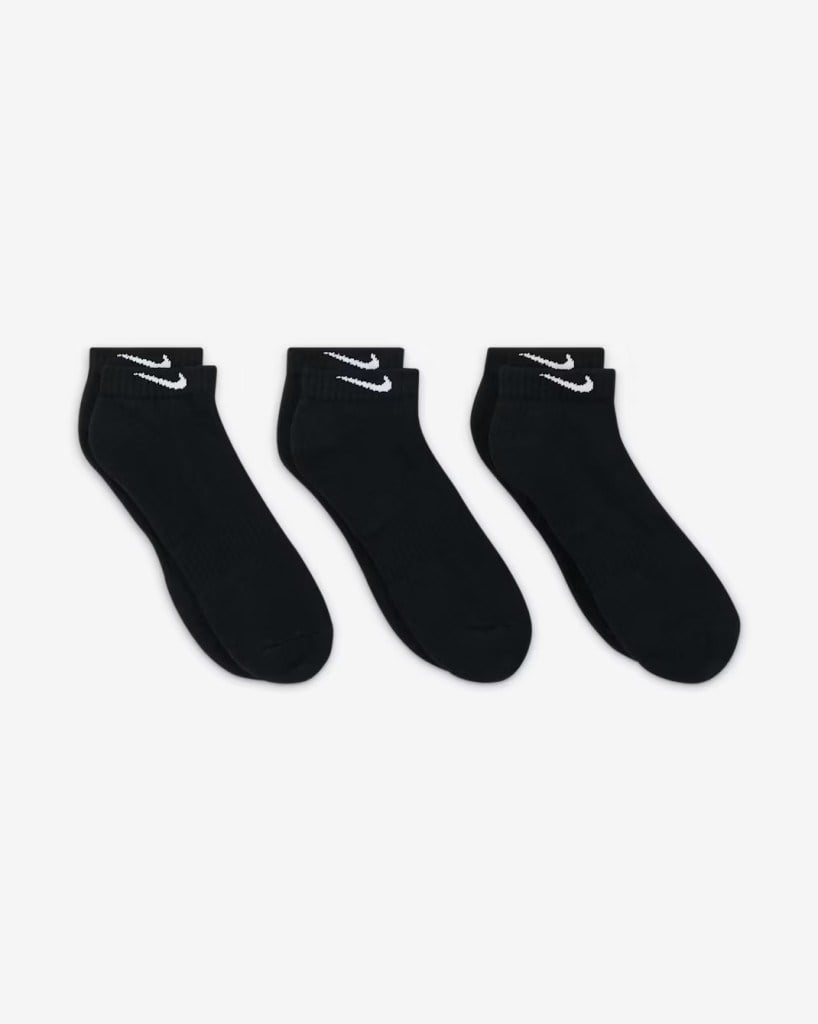 Nike SX7667-010 Everyday Cushioned Low Antrenman Çorapları (3 Çift)