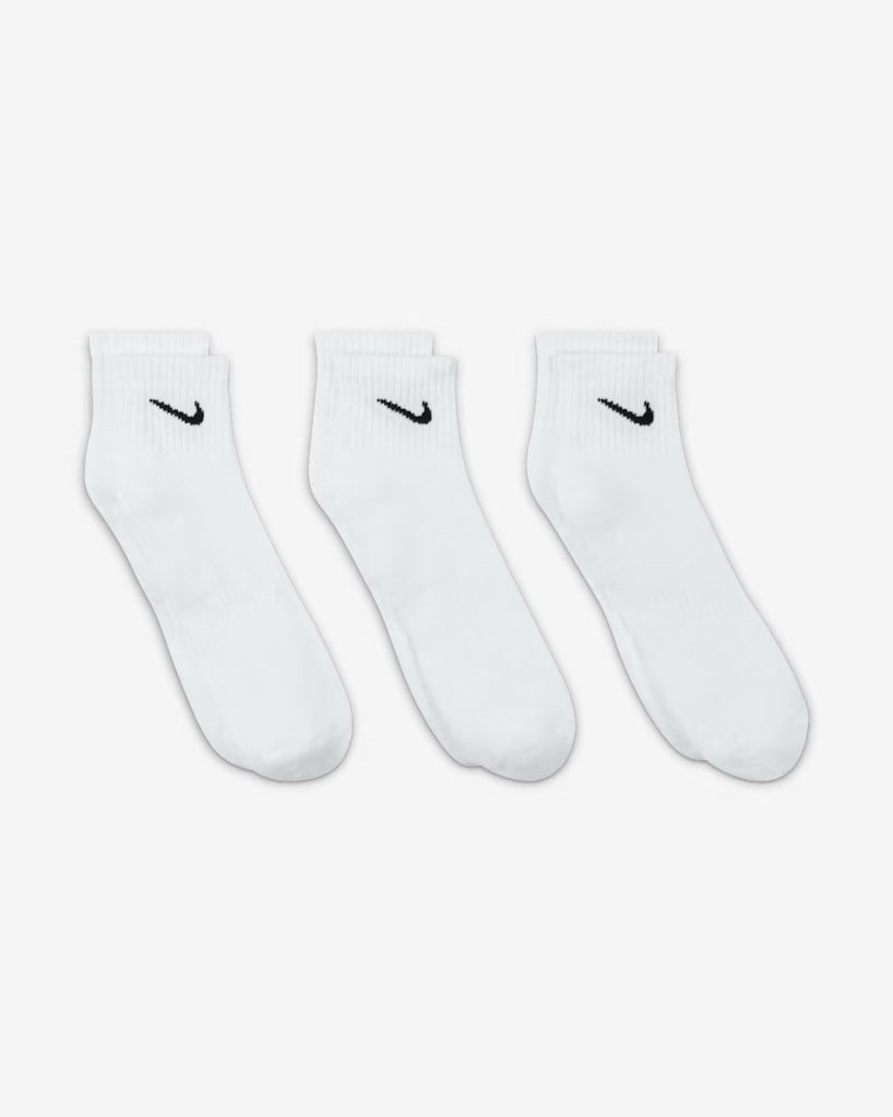 Nike SX7667-100 Everyday Cushioned Low Antrenman Çorapları (3 Çift)