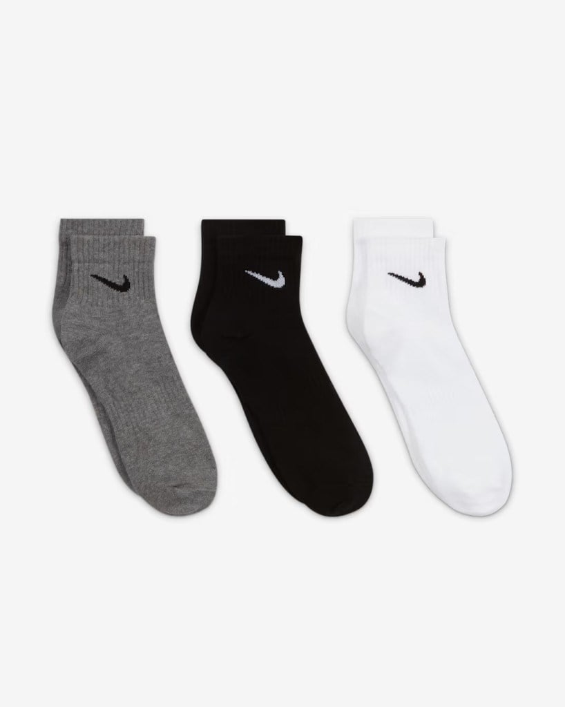 Nike SX7677-964 Everyday Lightweight Crew Antrenman Çorapları (3 Çift)