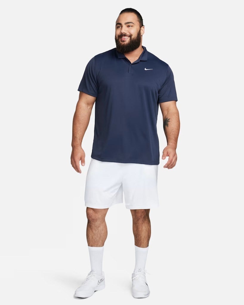 NikeCourt Dri-FIT Erkek Tenis Polo Tişört - Lacivert DH0857-451