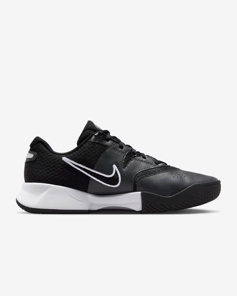 NikeCourt FD6574-001 Lite 4 Erkek Tenis Ayakkabısı - Siyah