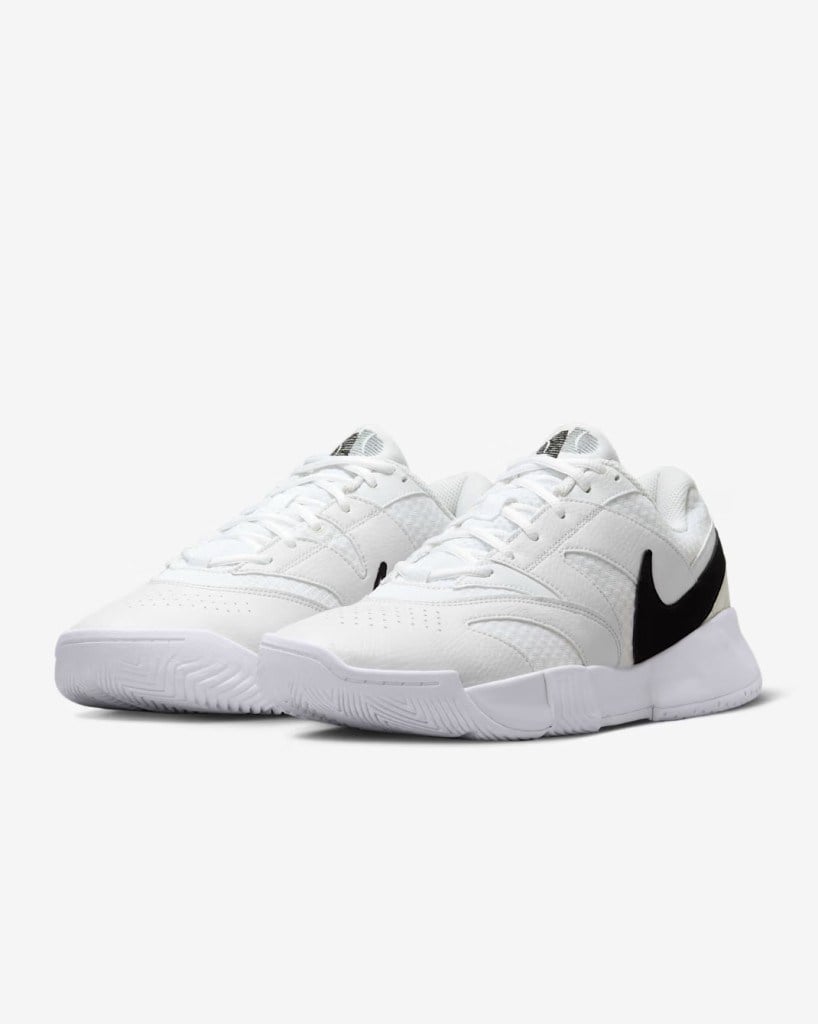 NikeCourt FD6574-100 Lite 4 Erkek Tenis Ayakkabısı - Beyaz