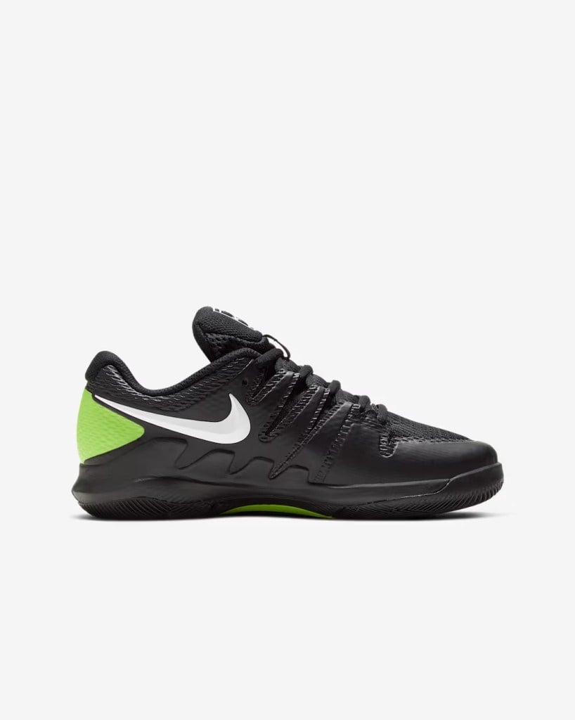 NikeCourt Jr. Vapor X AR8851-009 Çocuk Tenis Ayakkabısı - Siyah