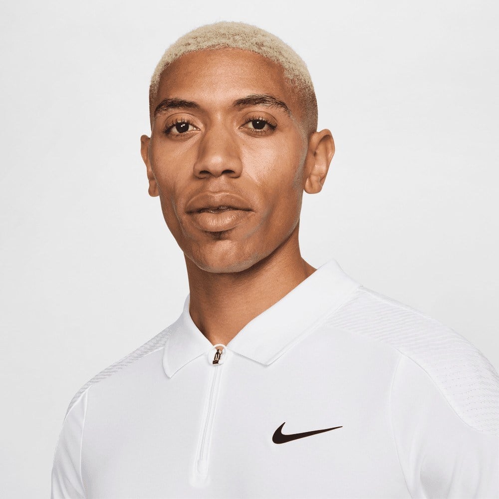 NikeCourt Slam Dri-FIT ADV Erkek Beyaz Tenis Polo Tişört FD5291-100