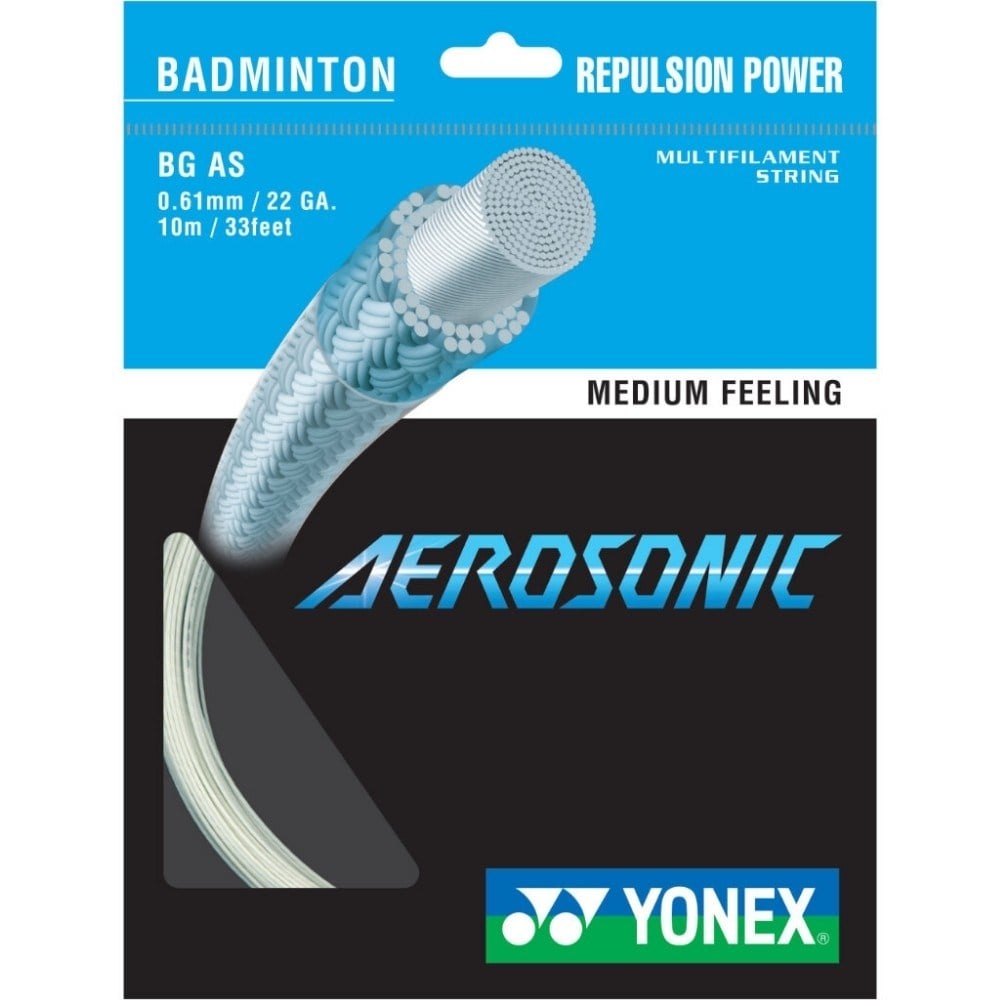 YONEX BG AEROSONIC BADMİNTON KORDAJI BEYAZ (10m)