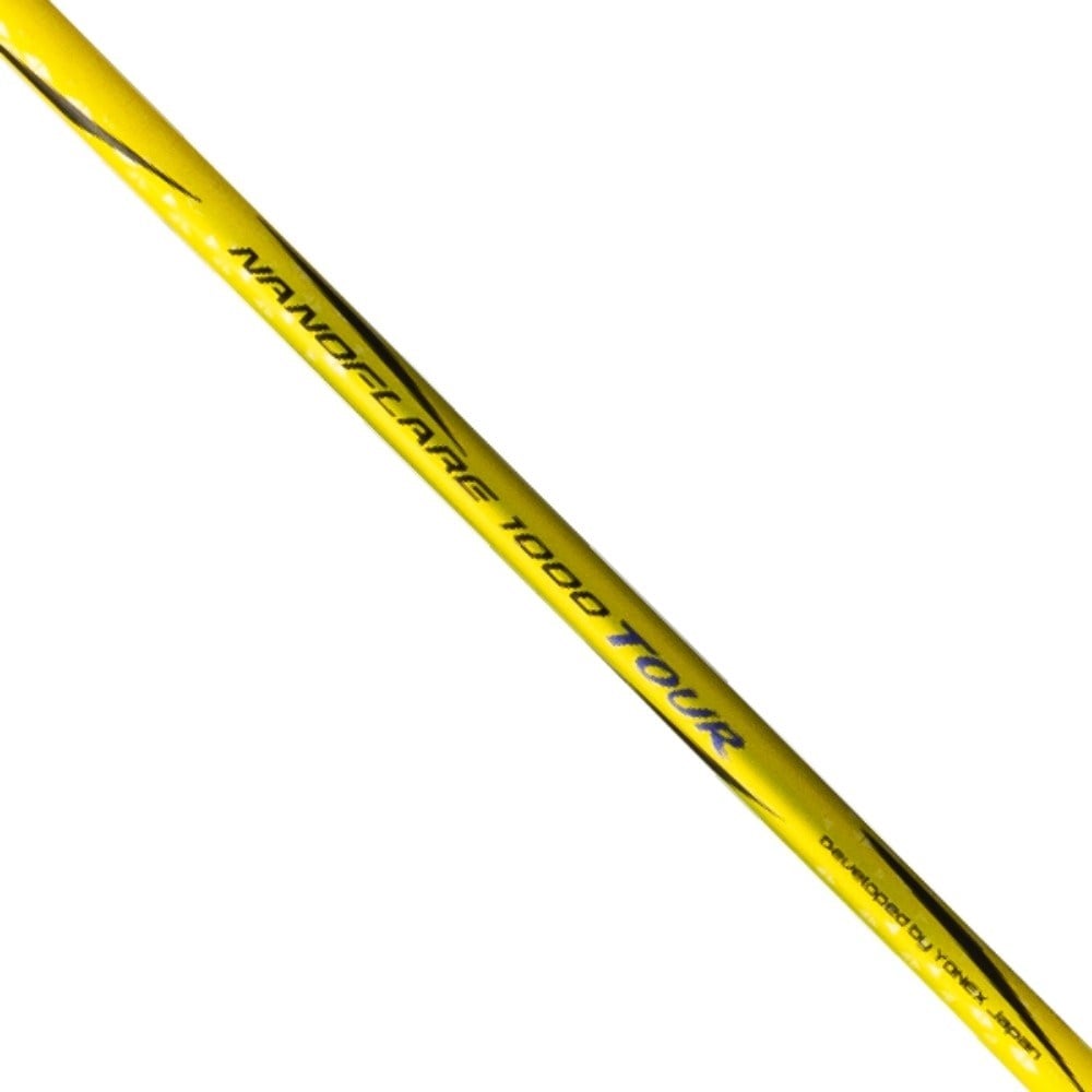 Yonex Nanoflare 1000 Tour (Kordajlı) 4U (Ort. 83g) G5 Badminton Raketi - Sarı