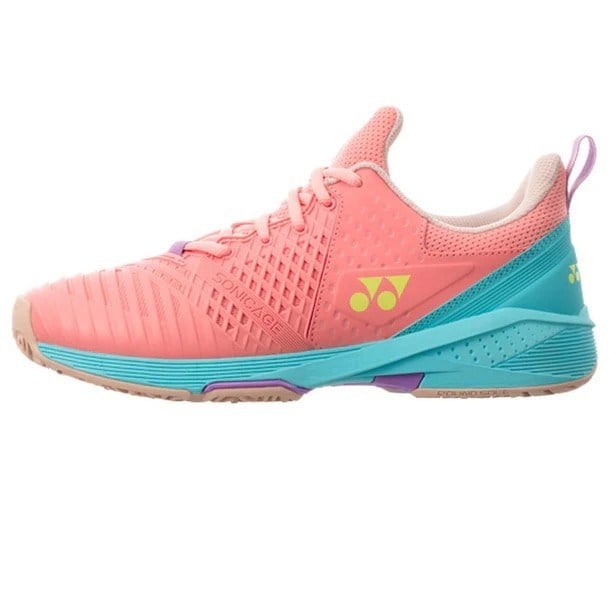 Yonex Sonicage 3 Toprak Kort Pembe Kadın Tenis Ayakkabısı