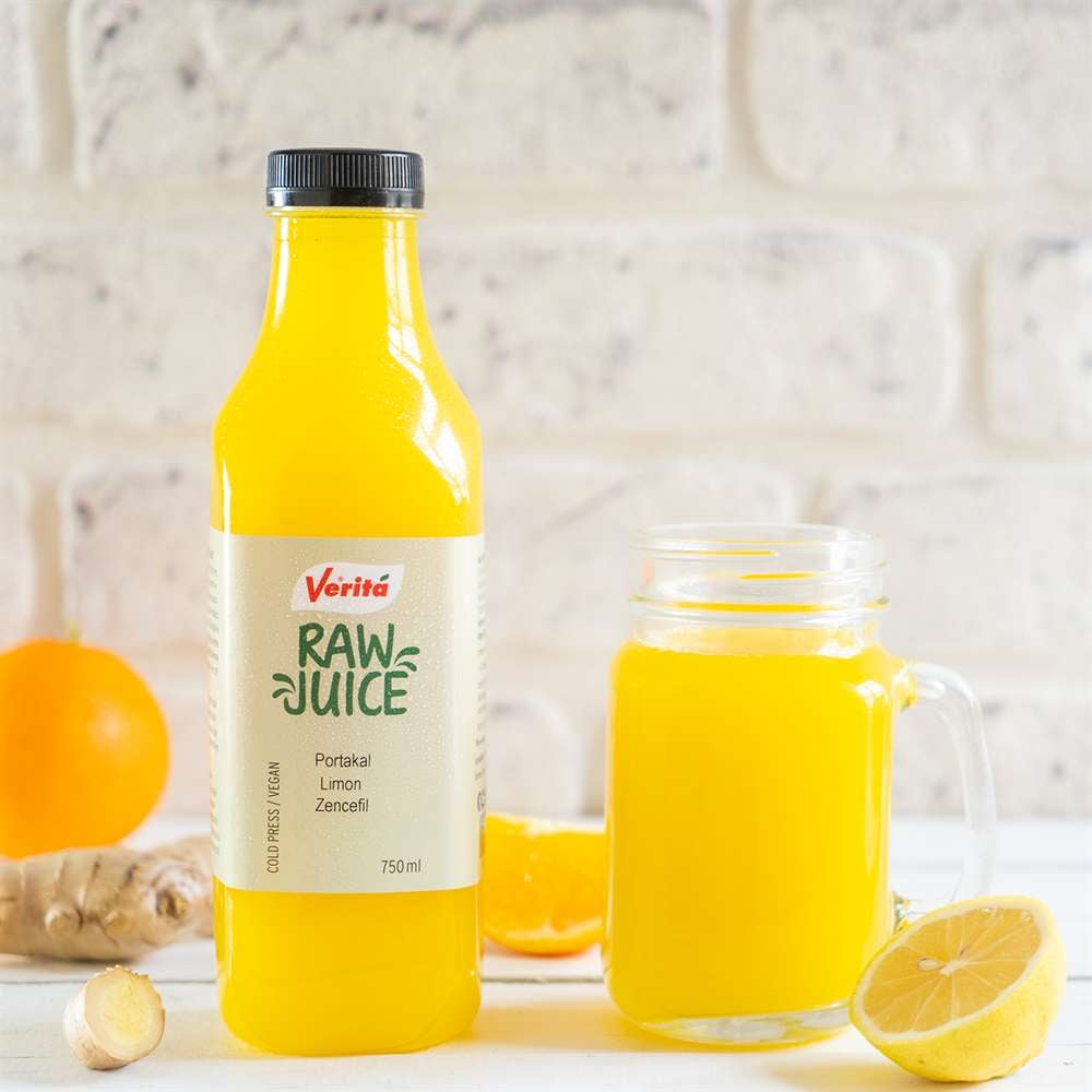 Portakal, Limon, Zencefil Suyu, Şişe