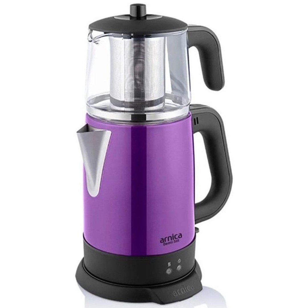 Arnica IH33202 Demli Stil Mor Cam Çay Makinesi