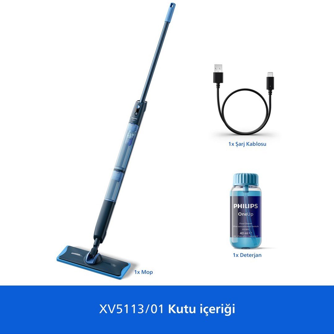 Philips 5000 Serisi XV5113/01 OneUp Elektrikli Mop