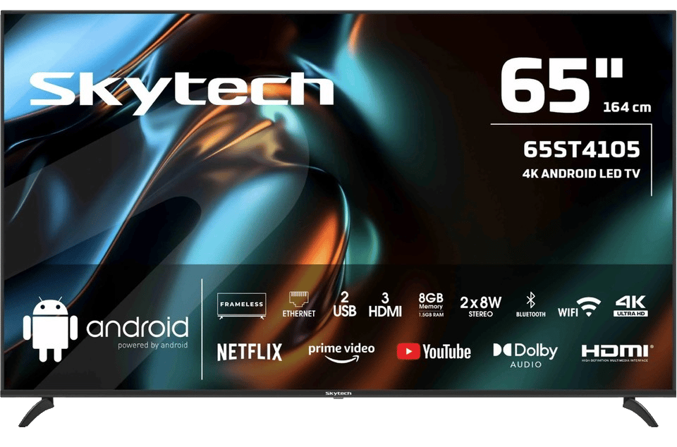 Skytech 65ST4105 4K Whaloos Android LED Tv 65 Ekran