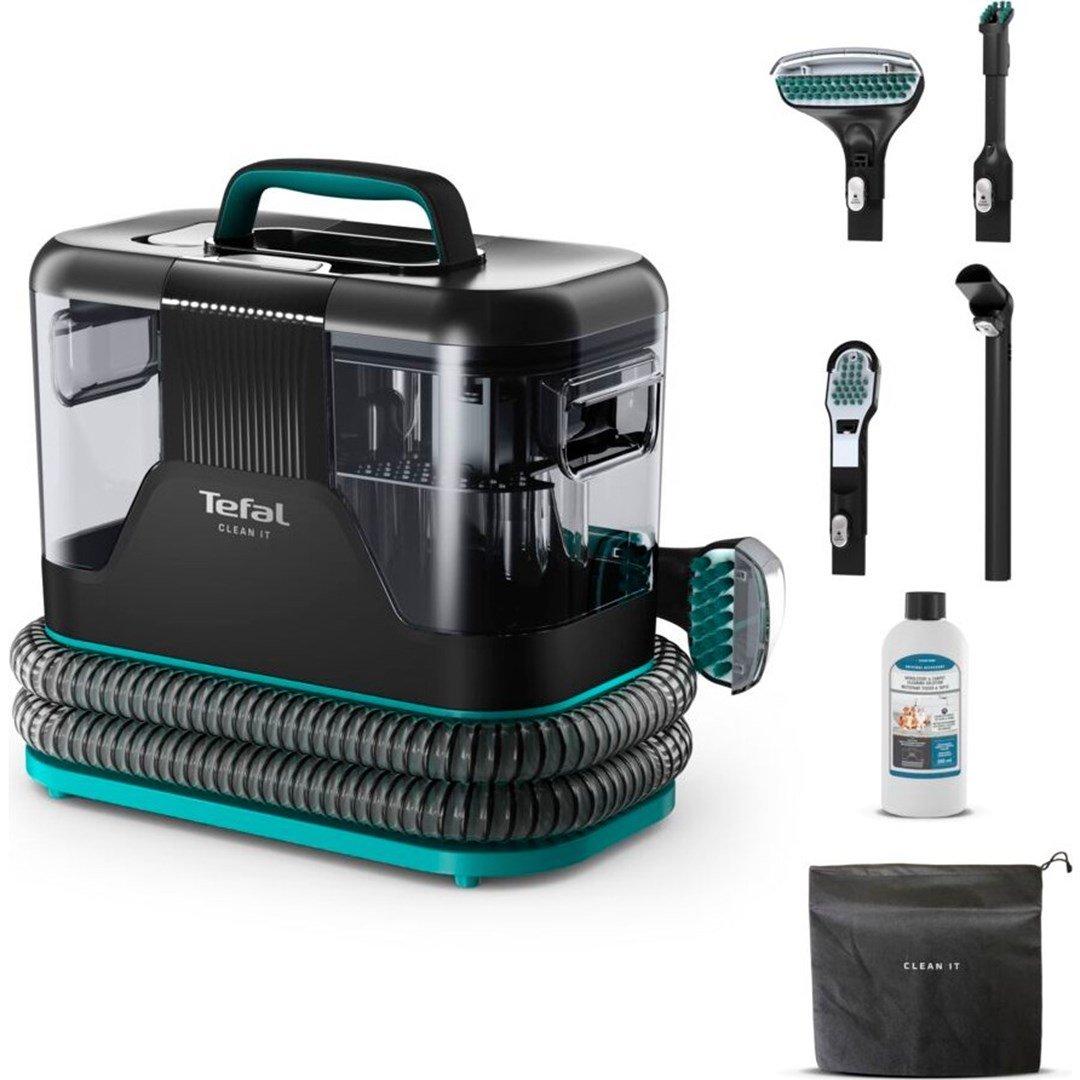 Tefal Clean It Hızlı & Kolay Taşınabilir 750 Watt 2,3 Litre Kapasiteli Leke & Halı Temizleyici