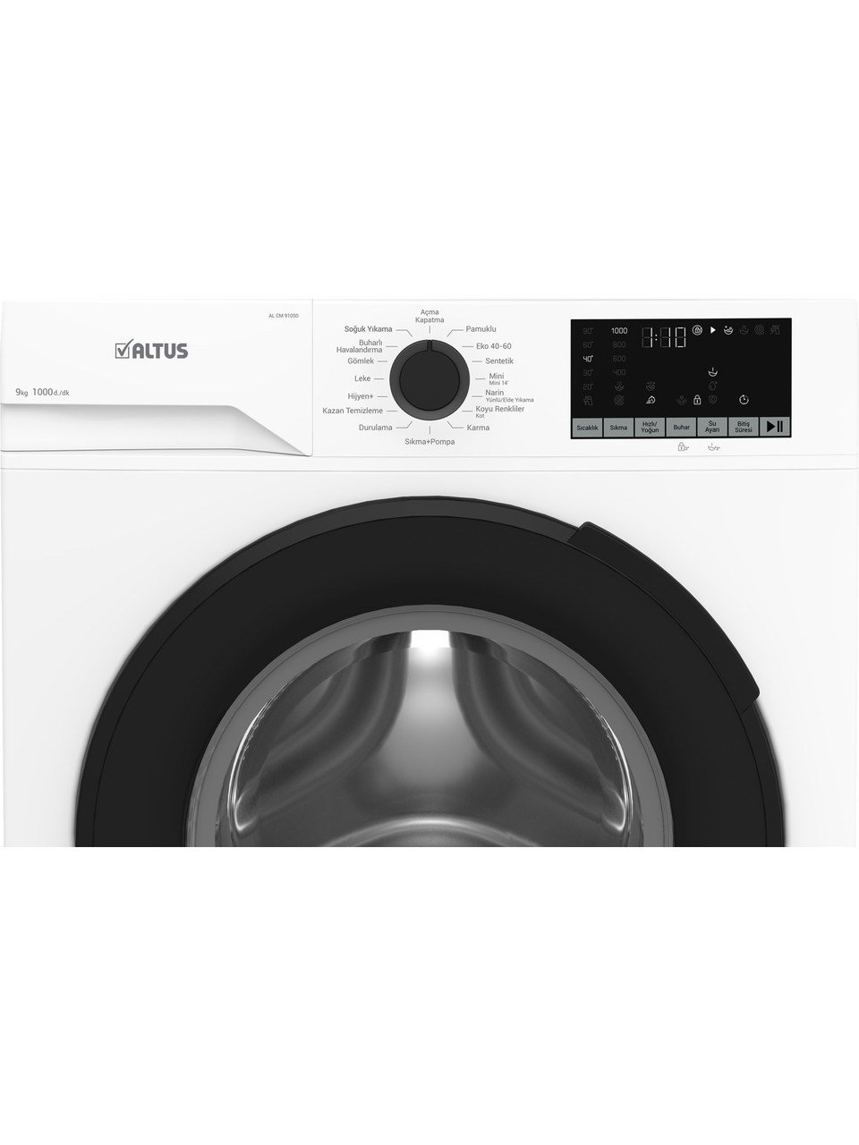 Altus AL CM 91050 R - 9 KG 1000 Devir Çamaşır Makinesi