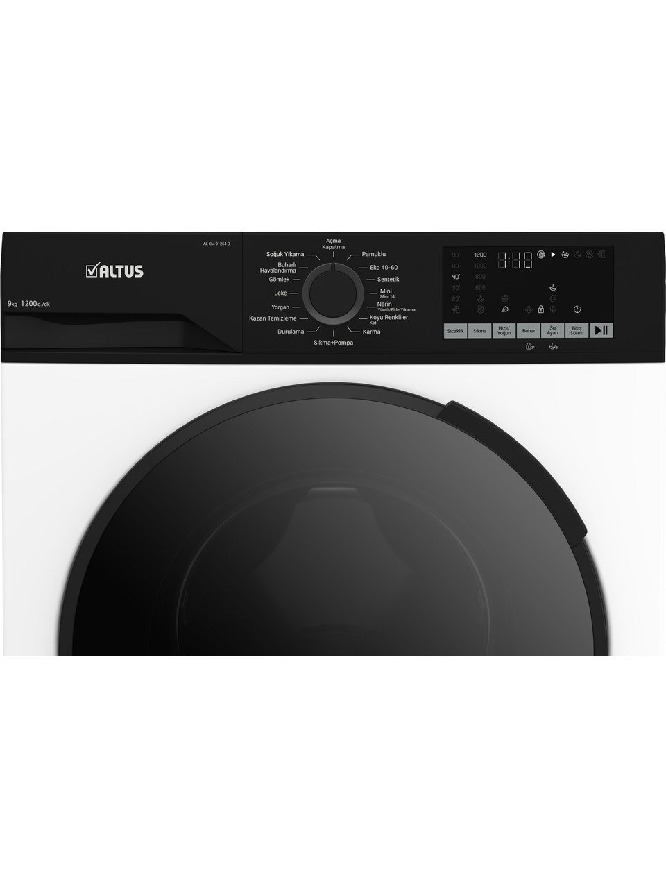 Altus AL CM 91254 D 1200 Devir 9 kg Çamaşır Makinesi