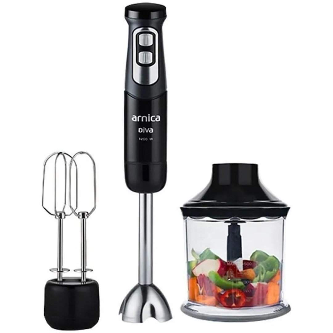 Arnica GH21595 Diva El Blender Seti - Siyah