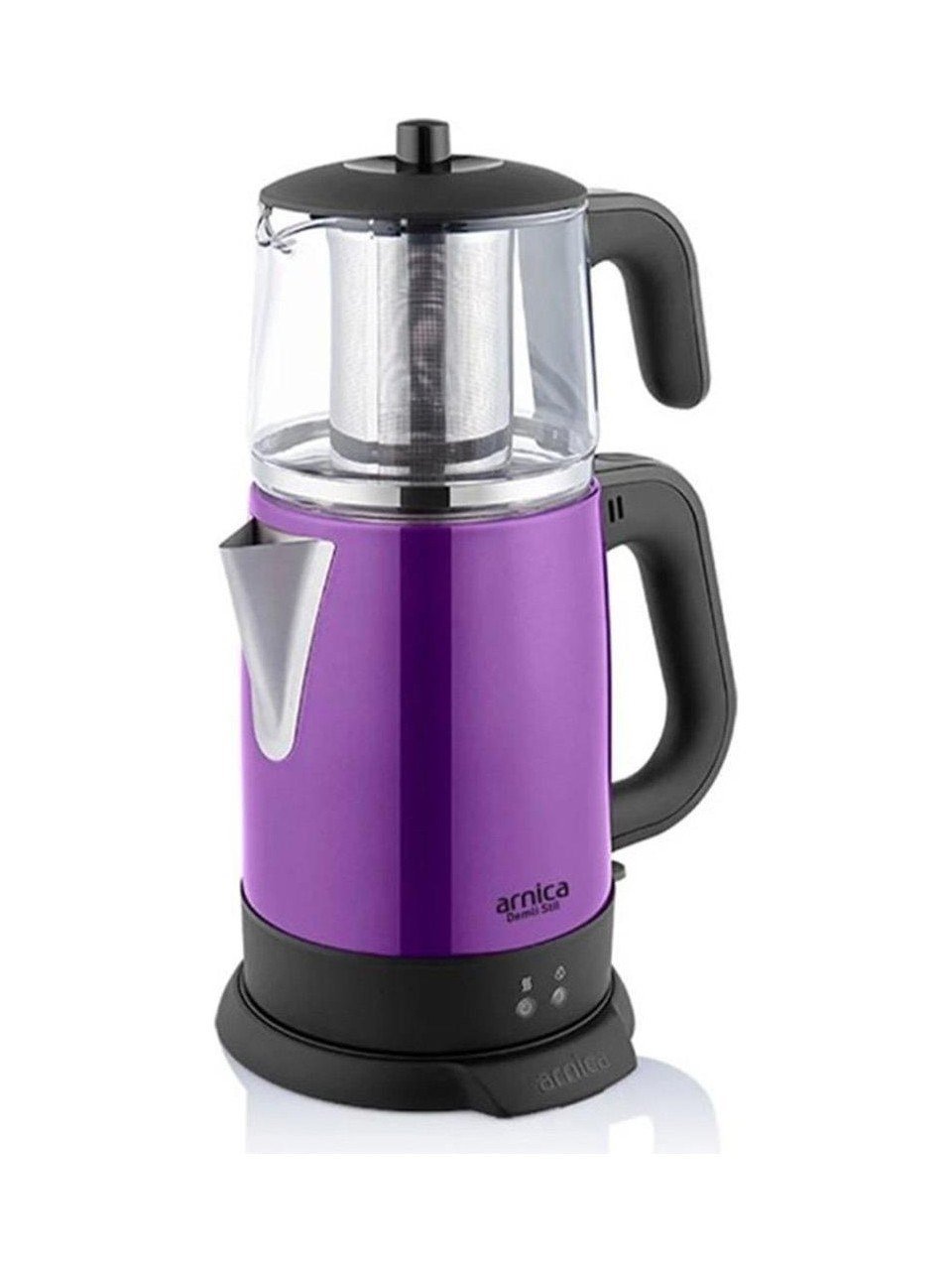 Arnica IH33202 Demli Stil Mor Cam Çay Makinesi