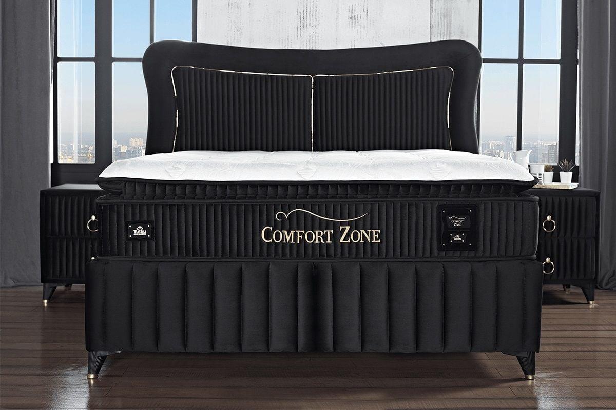 Comfort Zone Pedli Çift Yönlü-Kuş Tüyü Sünger (Yumuşak Sünger-Sert Sünger) Dual Torba Yaylı Yatak Seti