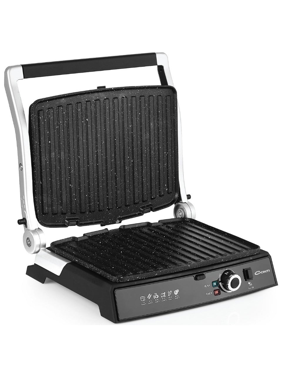 Conti CG-320 Bestost 2000 Watt Izgara Ve Tost Makinesi Siyah