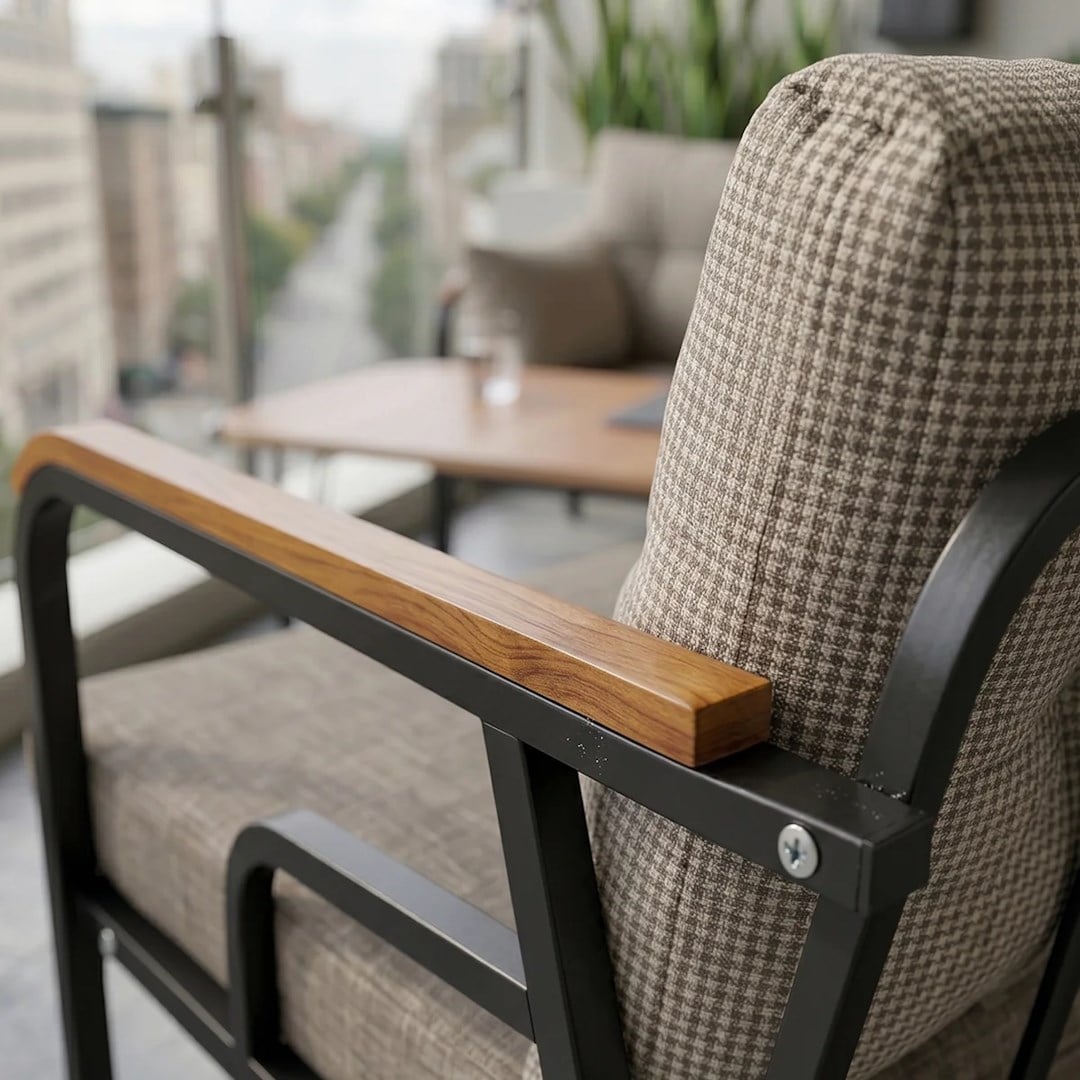 Ekon Cappucino 2+1+1 Bahçe Balkon Takımı