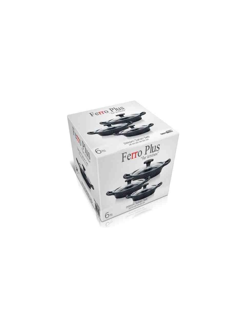 Ferro Plus Elmas Serisi Kapaklı Sahan Seti