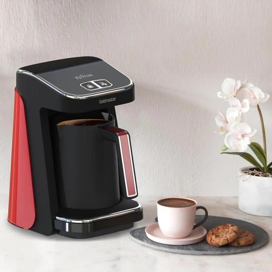 Goldmaster Gm8380k Kıvam Türk Kahve Makinesi (Kırmızı)