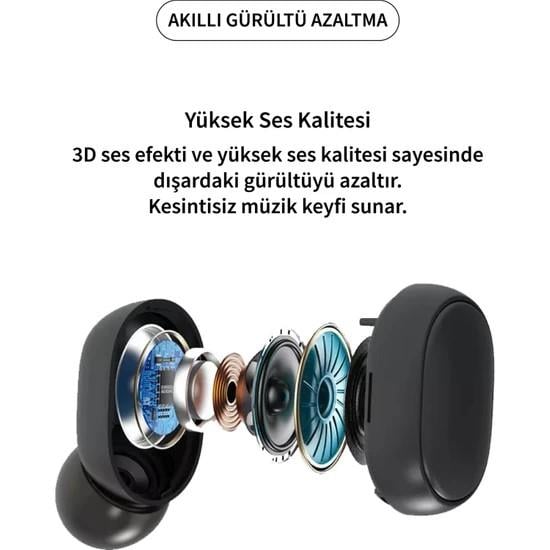 İmextech E6S True Hd Ses Bluetooth Kablosuz Kulaklık