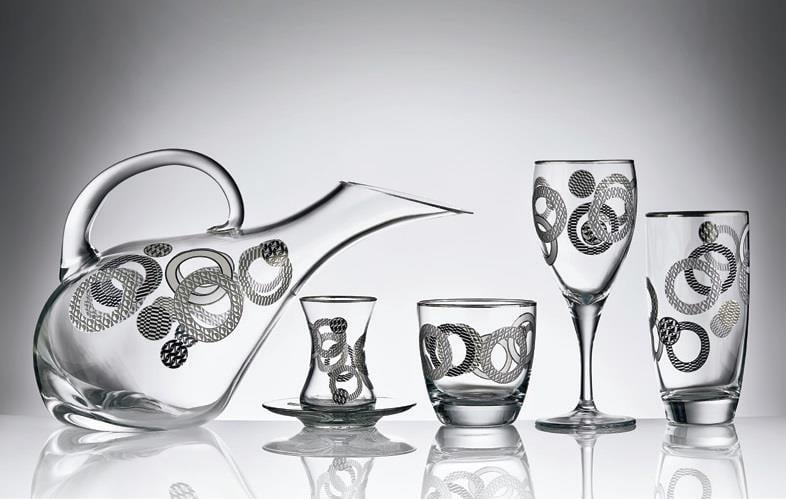 Kahramanlar 9602 Açelya 31 Parça Kristal Bardak Seti