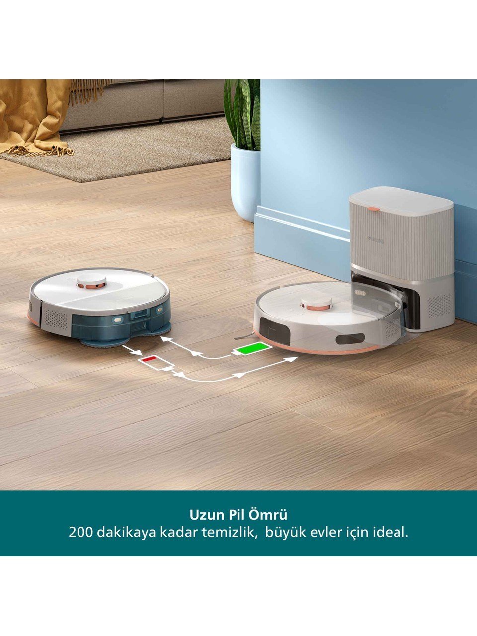 Philips 5000 Serisi Islak Kuru Robot Süpürge - XU5100/20